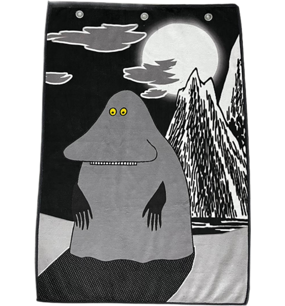 
HAVENIX, 
Moomin Golf Towel - The Groke, 
Detail 1
