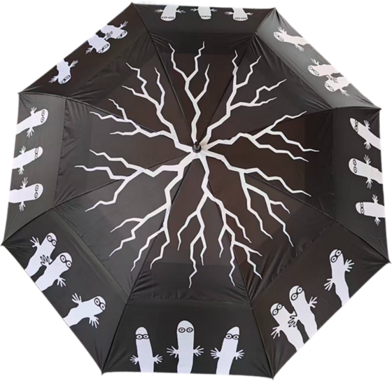 
HAVENIX, 
Moomin Golf Umbrella - Hattifatteners, 
Detail 1
