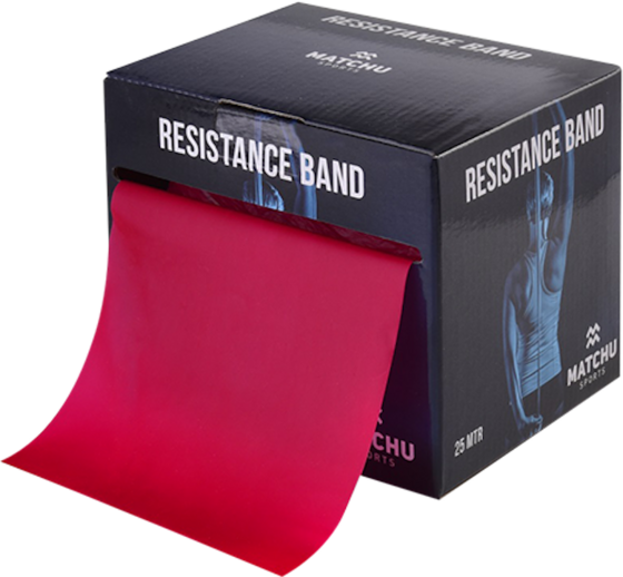 
MATCHU SPORTS, 
Motståndsband - 25 Meter - Rött, 
Detail 1
