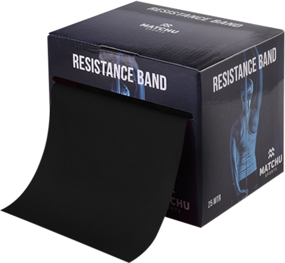 
MATCHU SPORTS, 
Motståndsband - 25 Meter - Svart, 
Detail 1

