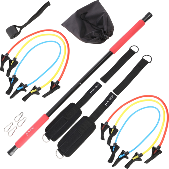 
NORTHIX, 
Multifunctional Pilates Bar Set With Resistance Bands, 
Detail 1
