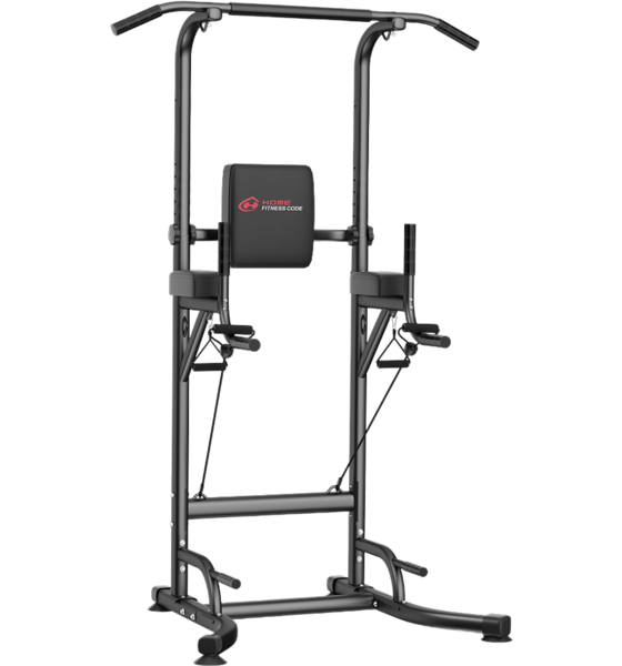 
HOMEFITNESSCODE, 
Multifunktionell Justerbar Träningsstation – Pull-ups, Dips , Abs, 
Detail 1
