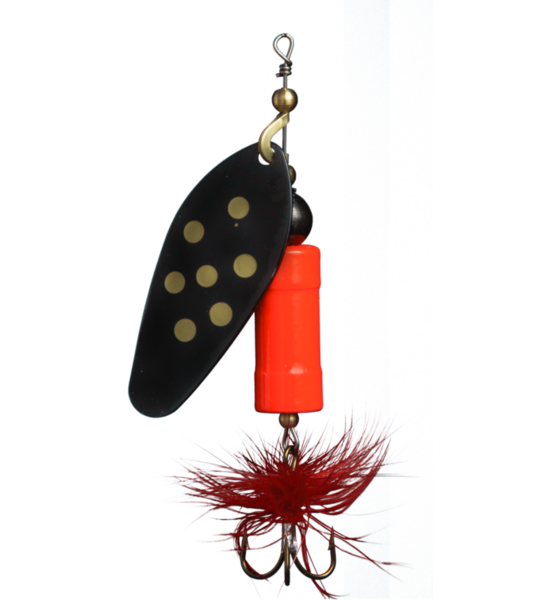 
MYRAN, 
Myran Tuna-lax Spinner Hot 25g Black, 
Detail 1
