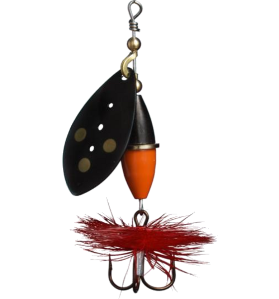 929843101101 MYRAN Myran Wipp Spinnare 15g Svart/orange/svart  Standard Detail