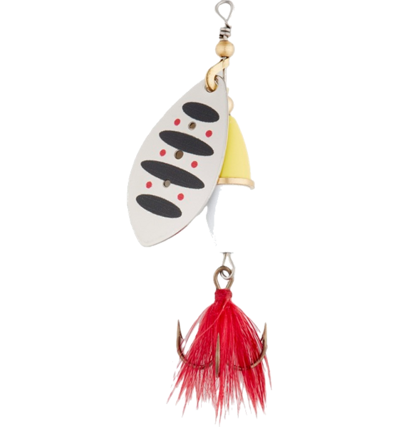 
MYRAN, 
Myran Wipp Spinner Browntrout 10g Silver/yellow/white, 
Detail 1
