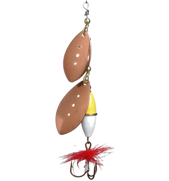 
MYRAN, 
Myran Wipp Spinner Dubbel L 12g Copper, 
Detail 1
