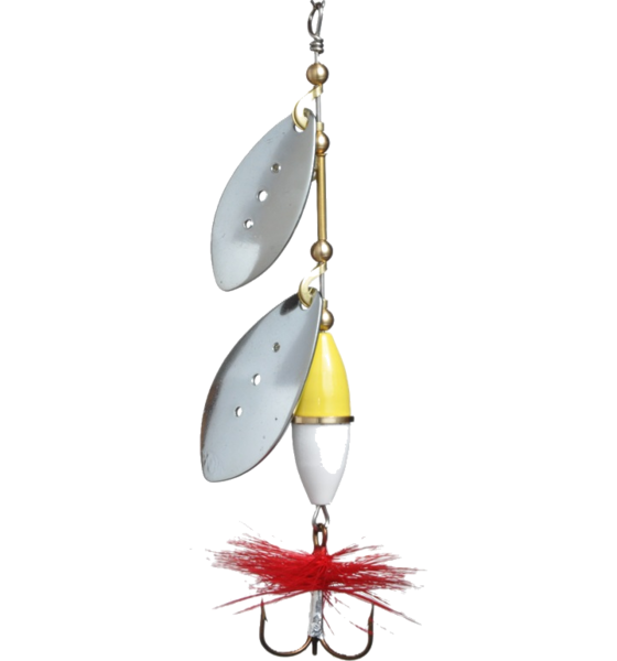 
MYRAN, 
Myran Wipp Spinner Dubbel M 9g Silver, 
Detail 1
