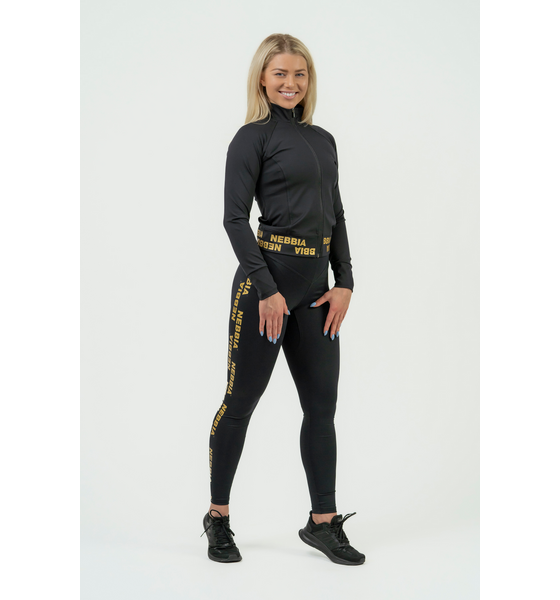 NEBBIA, Nebbia Women's Zip-up Jacket Intense Warm-up Gold