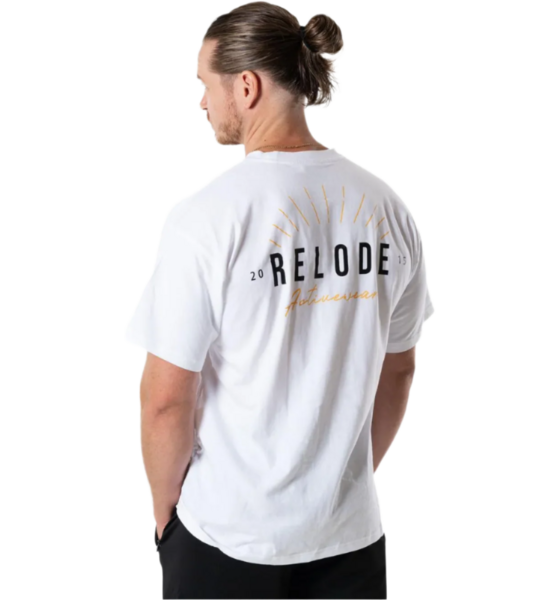 
RELODE, 
Nectar T-shirt - White Gold, 
Detail 1
