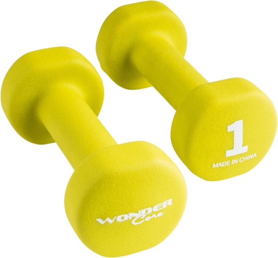 
B2X, 
Neoprene Dumbbell Set, 1 Kg Each, Non-slip Coating, 
Detail 1
