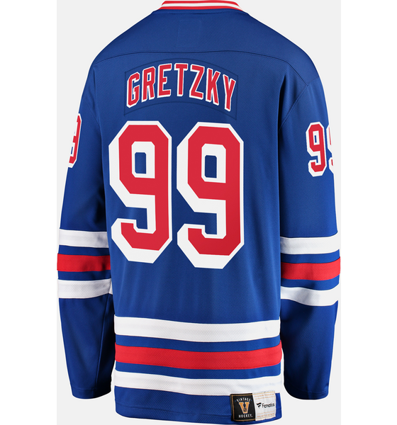 
FANATICS, 
New York Rangers Gretzky 99 Jersey, 
Detail 1
