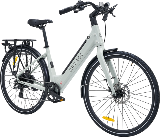 953772101101 HYGGE BIKES Nivo Commuter 2025 – Urban Elcykel Med 48v 14ah Samsung-batteri – Mossgrå  Standard Detail