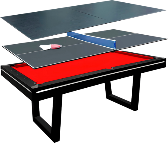 956839101101 NORDCORE Nordcore 3-in-1 Pool Table 6'  Standard Detail