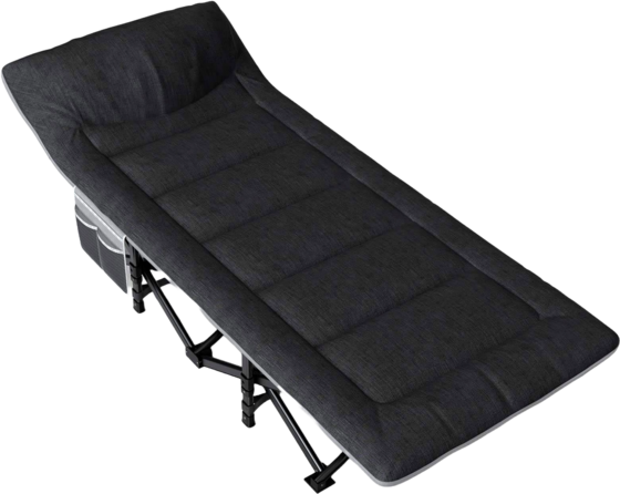 
NORDCORE, 
Nordcore Camping Cot Premium, Black-210x80x40cm - Max 280kg, 
Detail 1
