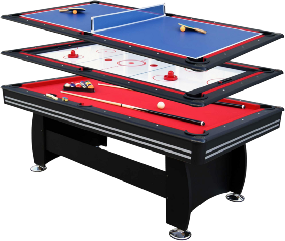 
NORDCORE, 
Nordcore Pool Table 7` 3-in-1, 
Detail 1
