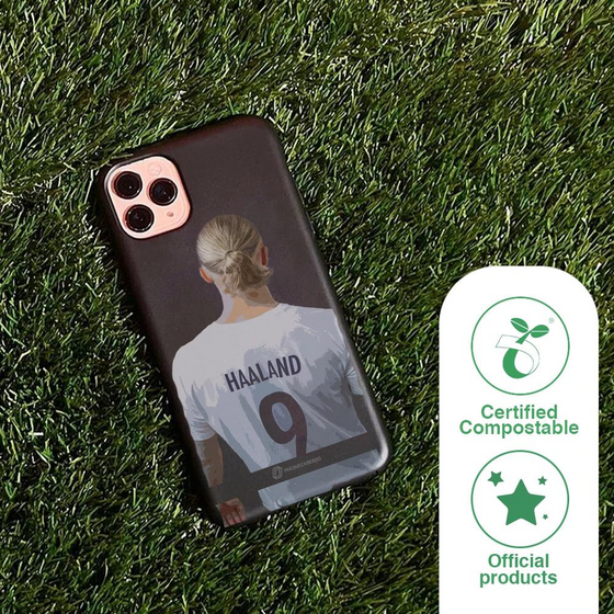 
PHONECASES3D, 
Norges Fotballforbund Official Compostable Phone Case Design Haaland 129, 
Detail 2
