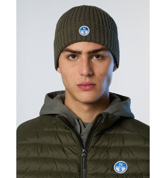 
NORTH SAILS, 
North Sails Beanie Ribbed Knit With Fleece Lining, 
Detail 1
