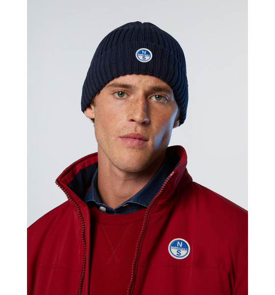 
NORTH SAILS, 
North Sails Beanie Ribbed Knit With Fleece Lining, 
Detail 1
