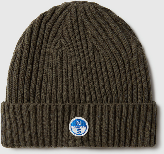 
NORTH SAILS, 
North Sails Beanie Wide-rib Knit With Logo Patch, 
Detail 1
