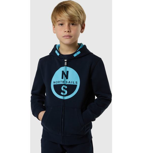 
NORTH SAILS, 
North Sails Full-zip Hoodie With Maxi Logo, 
Detail 1
