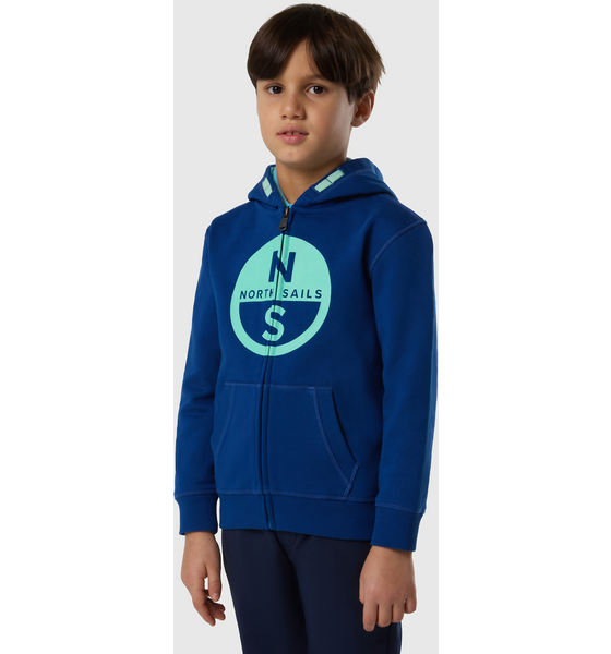 
NORTH SAILS, 
North Sails Full-zip Hoodie With Maxi Logo, 
Detail 1
