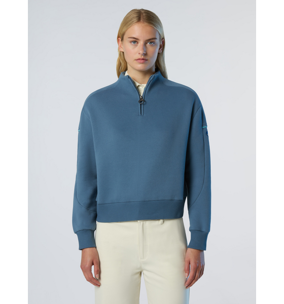 956219102101 NORTH SAILS North Sails Half-zip Sweatshirt Winter Fleece  Model01 Detail