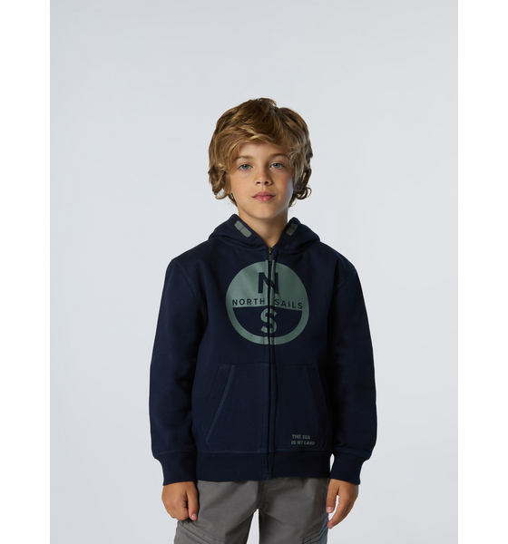 
NORTH SAILS, 
North Sails Hoodie Full-zip With Maxi Logo, 
Detail 1
