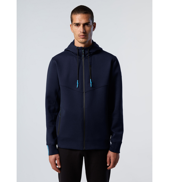 945623102101 NORTH SAILS North Sails Hoodie Interlock Full-zip 945623102101 NORTH SAILS North Sails Hoodie Interlock Full-zip Model01 Detail