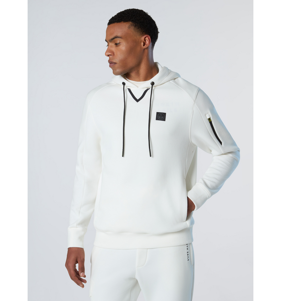 955516101101 NORTH SAILS North Sails Hoodie Piqué Scuba Fabric  Model01 Detail