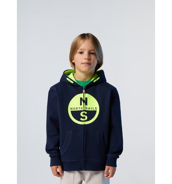 945780105101 NORTH SAILS North Sails Hoodie Zipper With Maxi Logo  Model01 Detail