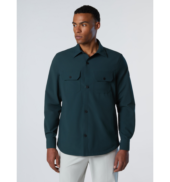 956226101101 NORTH SAILS North Sails Overshirt Tech Piqué  Model01 Detail