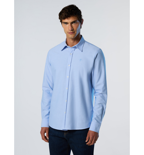 
NORTH SAILS, 
North Sails Oxford Shirt With Embroidered Logo, 
Detail 1
