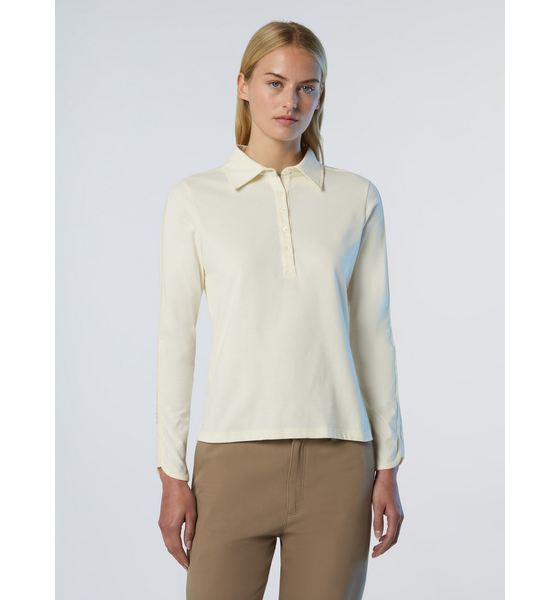 
NORTH SAILS, 
North Sails Polo Shirt Long-sleeved Peachskin Fabric, 
Detail 1
