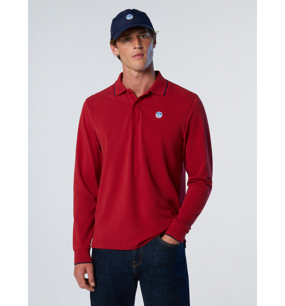 
NORTH SAILS, 
North Sails Polo Shirt Long-sleeved With Logo Collar, 
Detail 1
