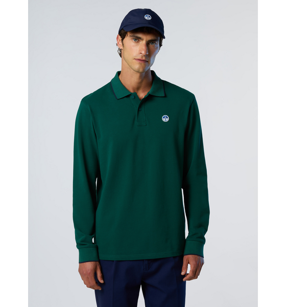 945677106101 NORTH SAILS North Sails Polo Shirt Long-sleeved With Logo Collar  Standard Detail