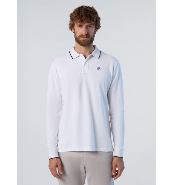 
NORTH SAILS, 
North Sails Polo Shirt Long-sleeved With Logo Collar, 
Detail 1

