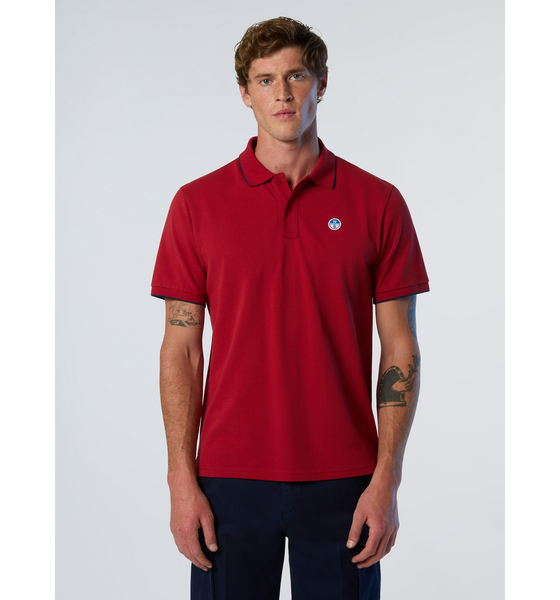 946684116101 NORTH SAILS North Sails Polo Shirt With Contrast Trims  Model01 Detail