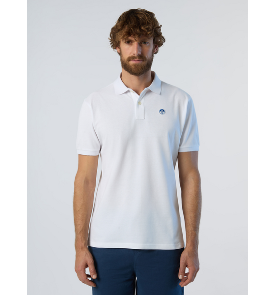 948069102101 NORTH SAILS North Sails Polo Shirt With Logo Patch  Model01 Detail