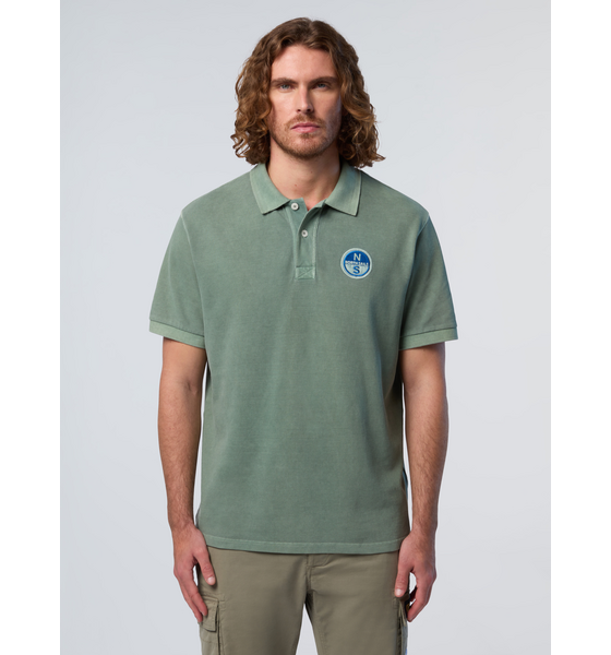 946689104101 NORTH SAILS North Sails Polo Shirt With Pigment-dyed Finish  Model01 Detail