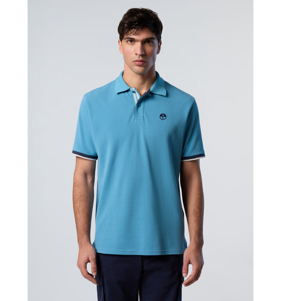 
NORTH SAILS, 
North Sails Polo Shirt With Striped Placket, 
Detail 1
