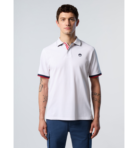 
NORTH SAILS, 
North Sails Polo Shirt With Striped Placket, 
Detail 1

