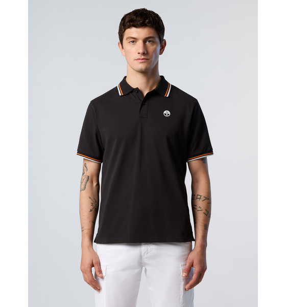 
NORTH SAILS, 
North Sails Polo Shirt With Striped Trims, 
Detail 1
