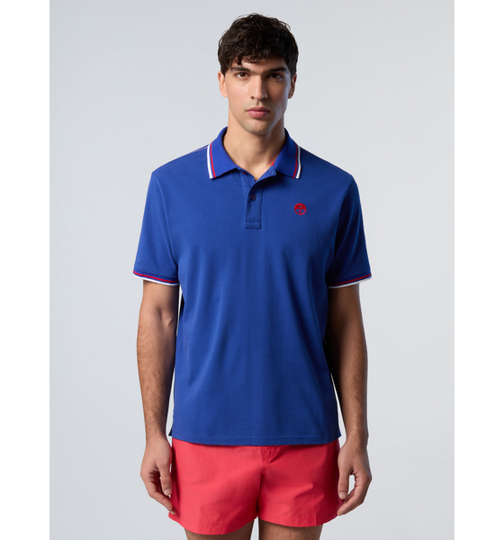 
NORTH SAILS, 
North Sails Polo Shirt With Striped Trims, 
Detail 1
