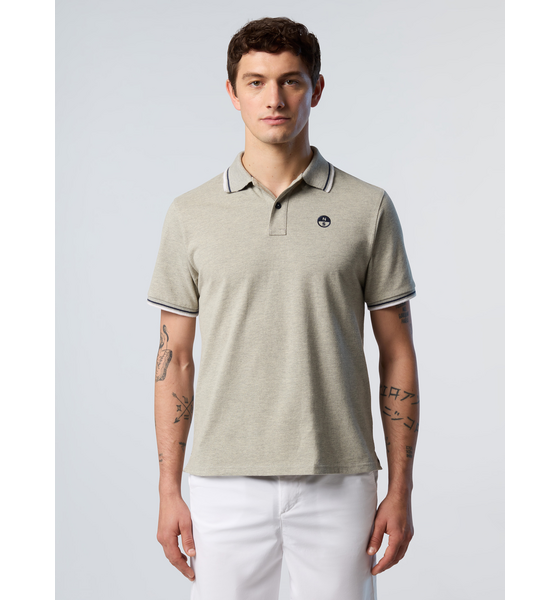 
NORTH SAILS, 
North Sails Polo Shirt With Striped Trims, 
Detail 1
