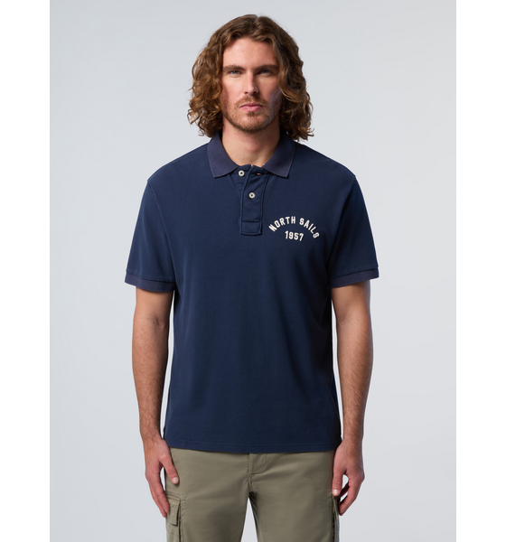 
NORTH SAILS, 
North Sails Polo Shirt With Vintage Wash, 
Detail 1
