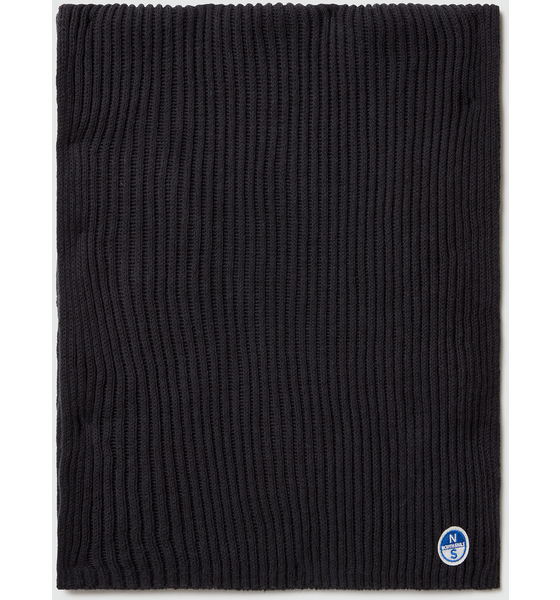 
NORTH SAILS, 
North Sails Scarf Wide-rib Knit With Logo Patch, 
Detail 1

