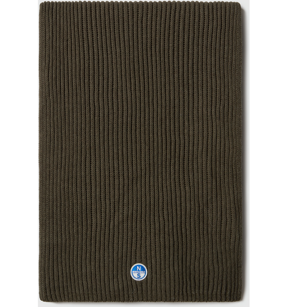
NORTH SAILS, 
North Sails Scarf Wide-rib Knit With Logo Patch, 
Detail 1
