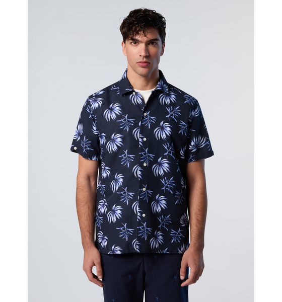 
NORTH SAILS, 
North Sails Shirt Bowling With Tropical Print, 
Detail 1
