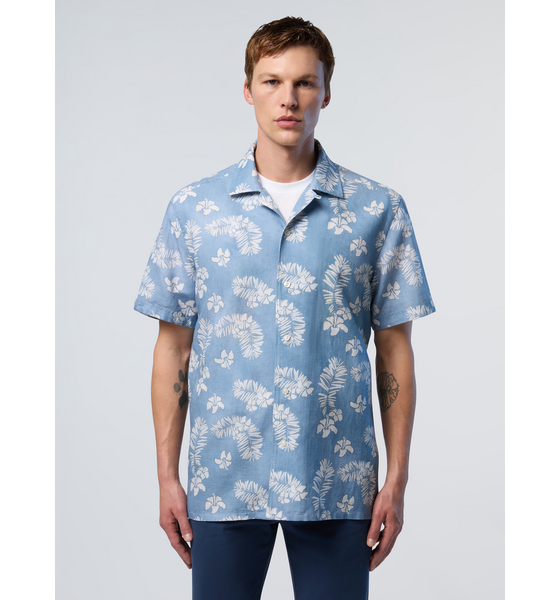 
NORTH SAILS, 
North Sails Shirt Bowling With Tropical Print, 
Detail 1
