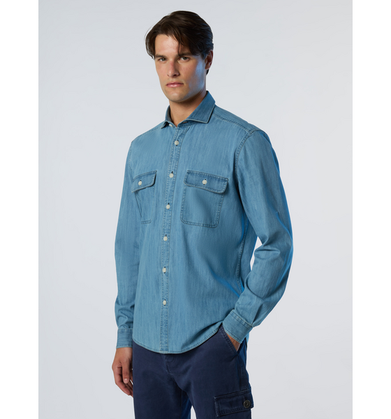 
NORTH SAILS, 
North Sails Shirt Light Denim, 
Detail 1
